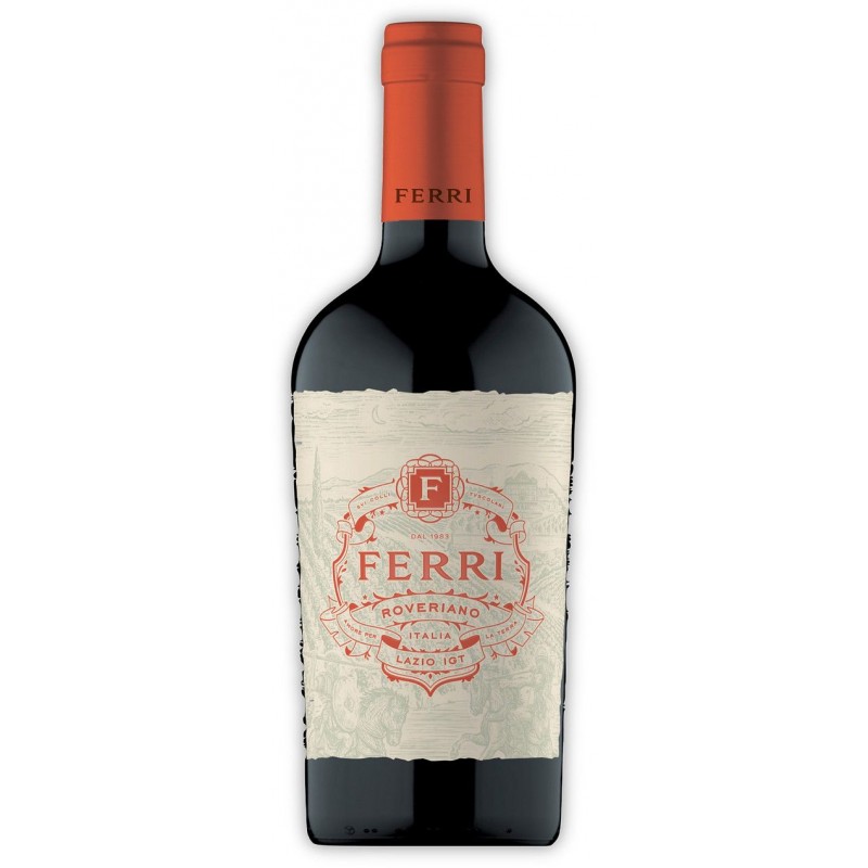 Vino Roveriano Rosso Lazio IGT Ferri 75 cl Montepulciano e Merlot