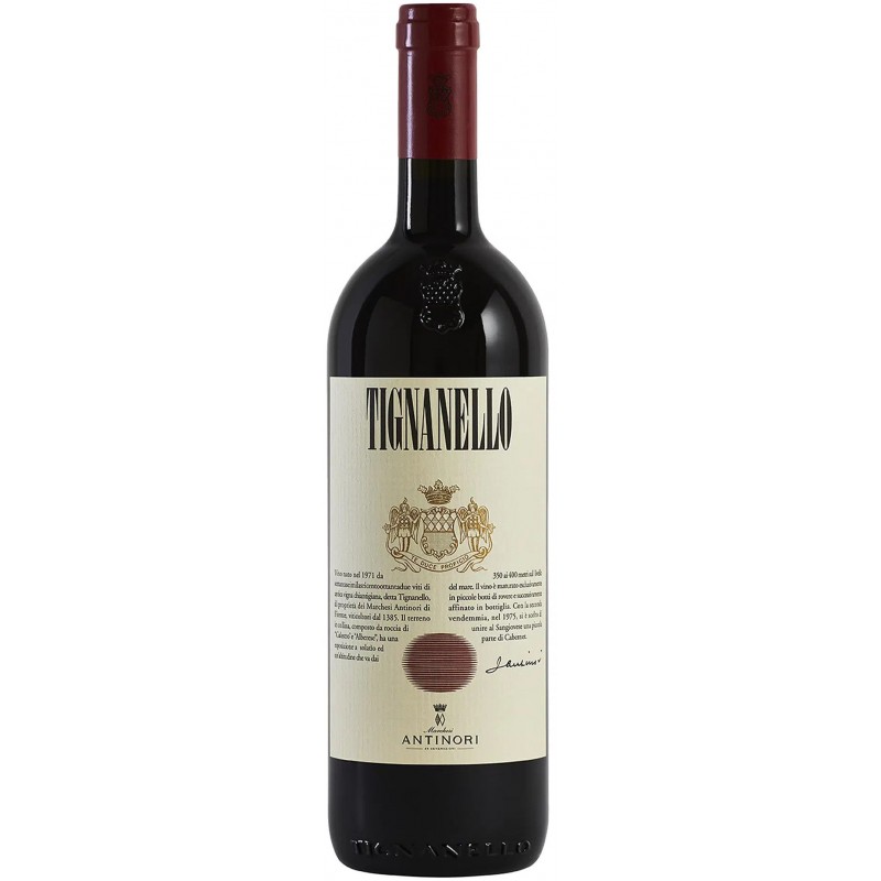 Vino rosso Tignanello Antinori 75 cl Toscana IGT 2021 14,5%