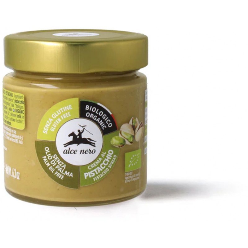 Crema spalmabile al Pistacchio Bio Alce Nero 180g biologica, in vetro