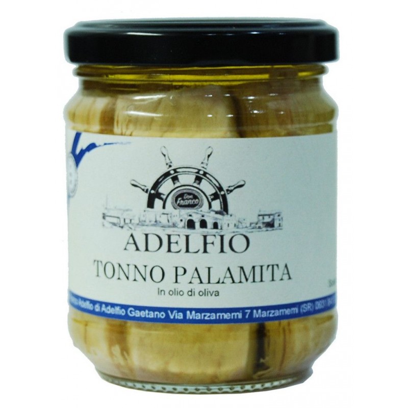 Adelfio Tonno Palamita 200 g vaso vetro