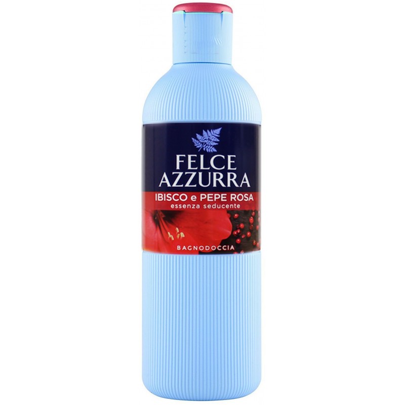 Bagnoschiuma Felce Azzurra 600 ml ibisco e pepe rosa