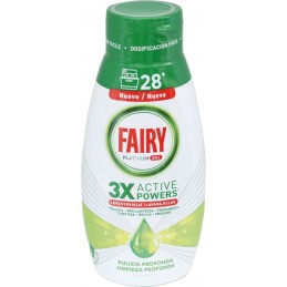 Detersivo lavastoviglie gel Fairy Platinum 504 ml 28 lavaggi pulizia profonda