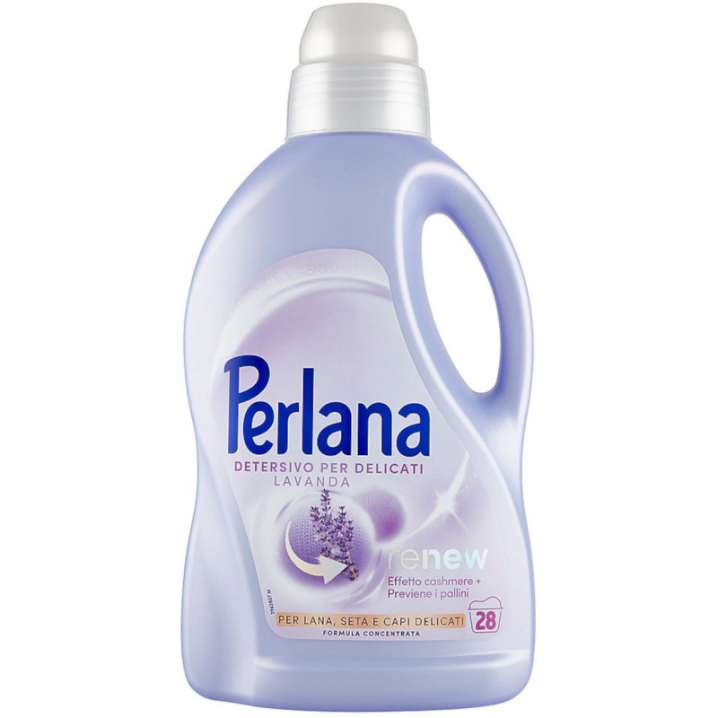 Detersivo lavatrice Perlana 1,40 L alla lavanda 28 lavaggi Renew