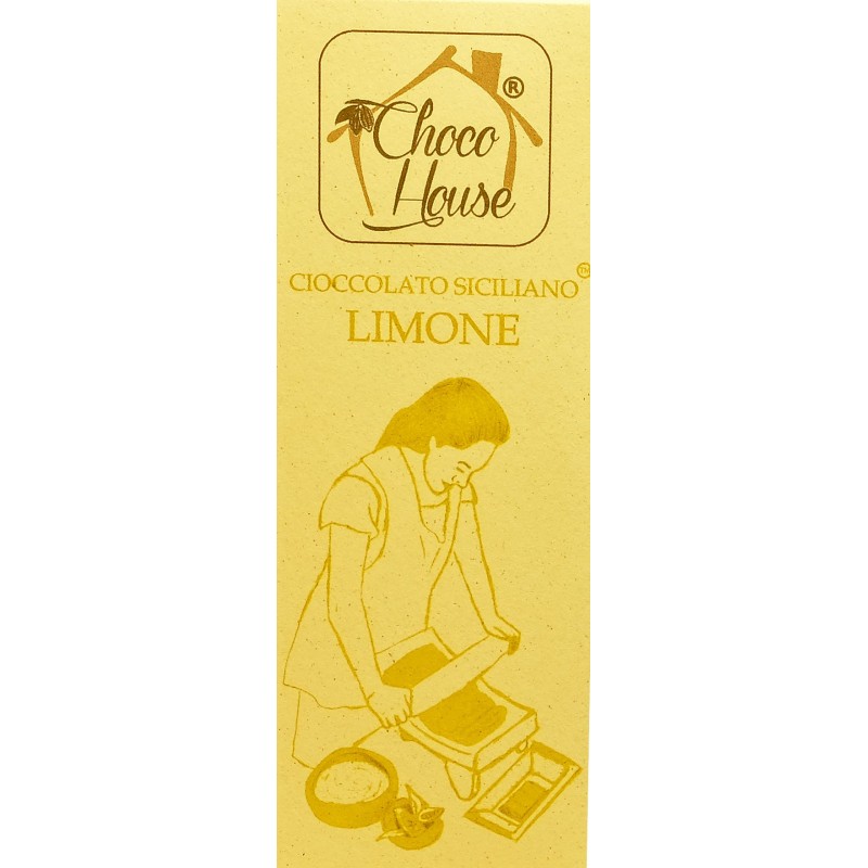 ChocoHouse Cioccolato Siciliano al limone 50 gr