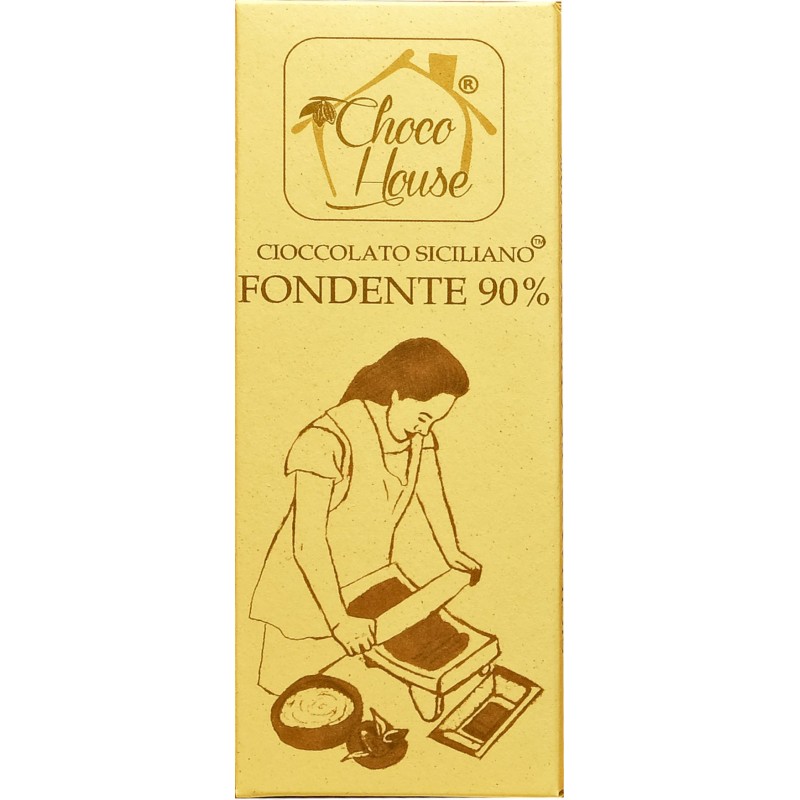 ChocoHouse Cioccolato Siciliano fondente 90% 50 gr