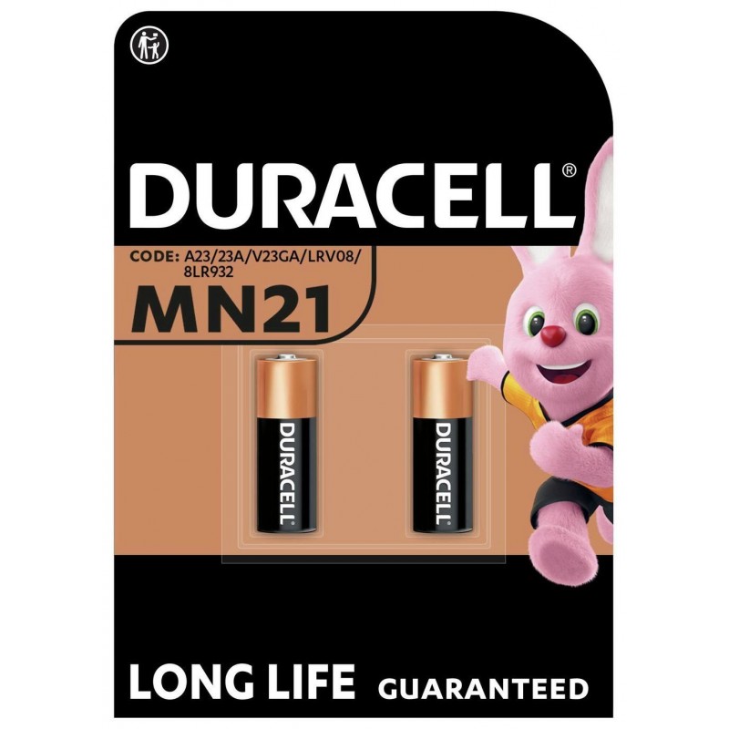 Batterie Mn 21 long life Duracell 2 pz