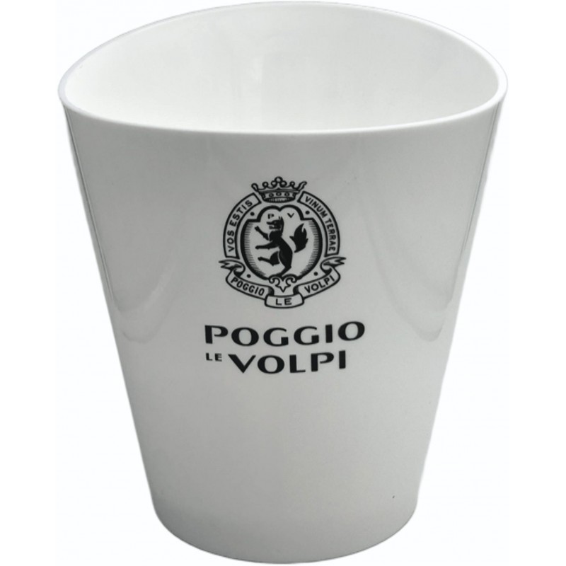 Secchiello ghiaccio Poggio le Volpi bianco 1 pz