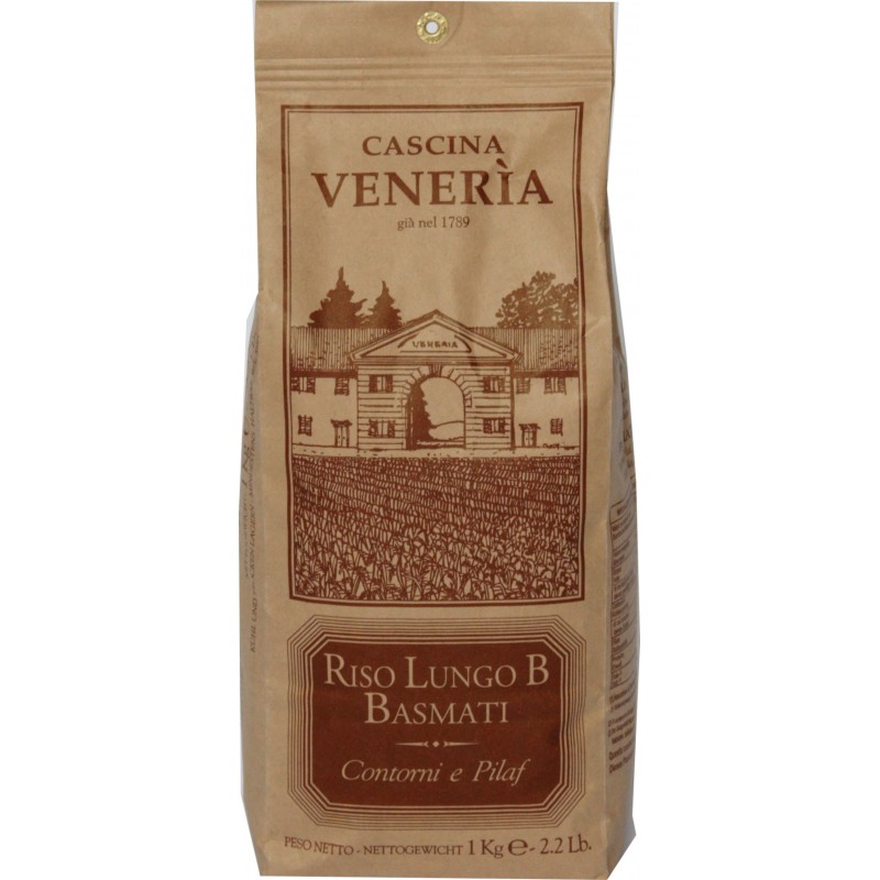 Riso Cascina Veneria 1 kg Basmati lungo