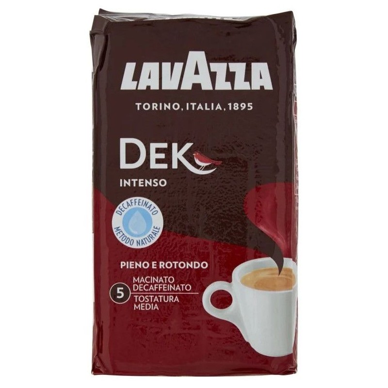 Caffè in polvere Lavazza Dek intenso 250 g decaffeinato