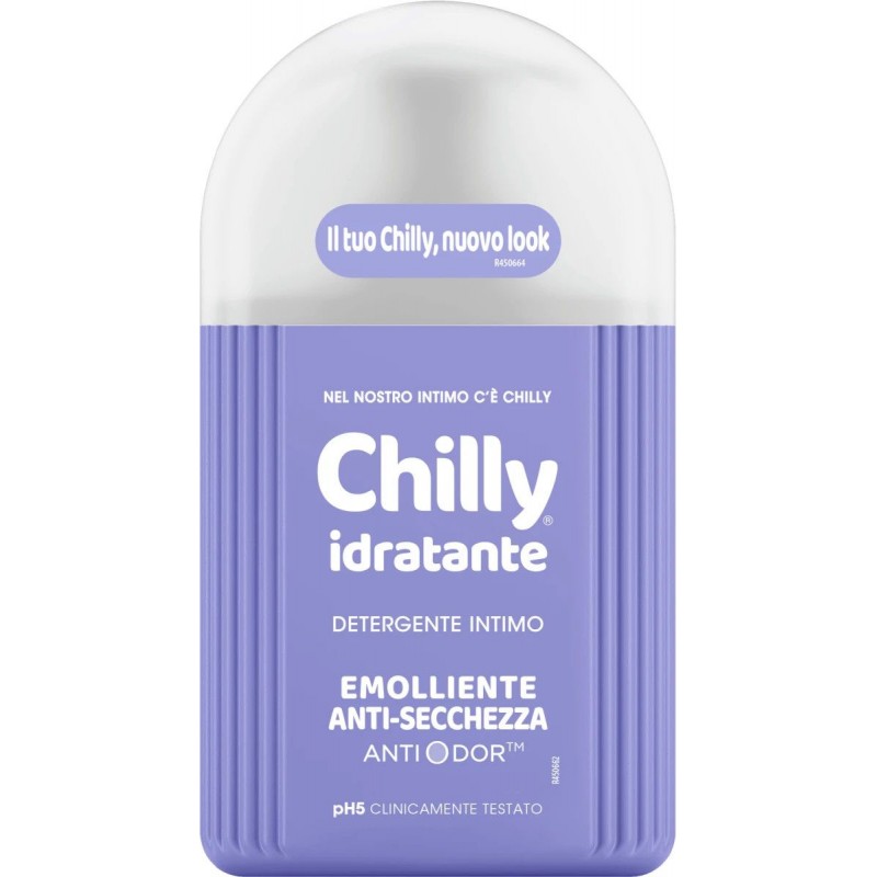 Sapone intimo Chilly idratante 200 ml emolliente anti-secchezza antiodor