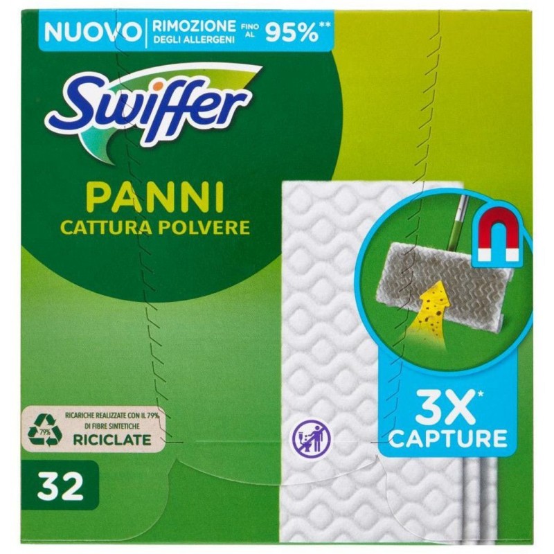 Panno pavimenti Swiffer 32 pz