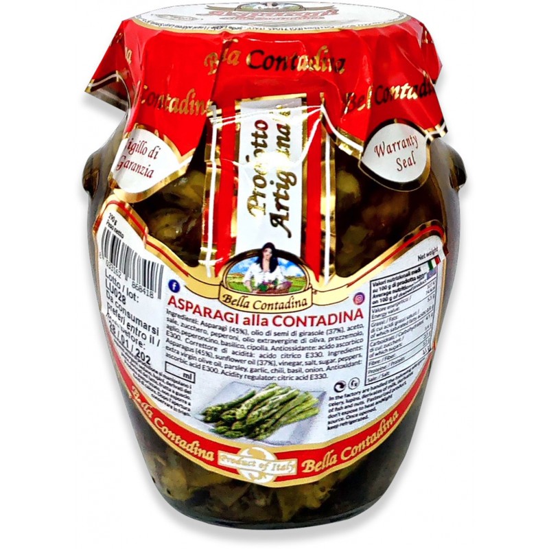 Asparagi alla contadina Bella Contadina 580 ml in salamoia, in vetro