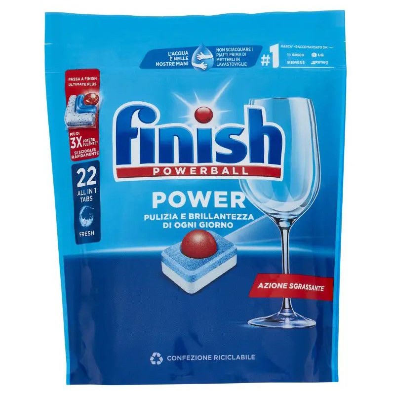 Finish Tabs Powerball all in 1 regolare 22 tabs