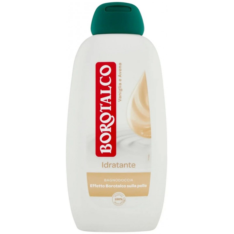 Bagnoschiuma Borotalco 600 ml idratante vaniglia e avena
