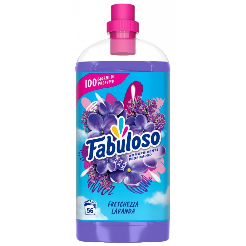 Ammorbidente concentrato Fabuloso Freschezza Lavanda 56 lavaggi 1,25 l