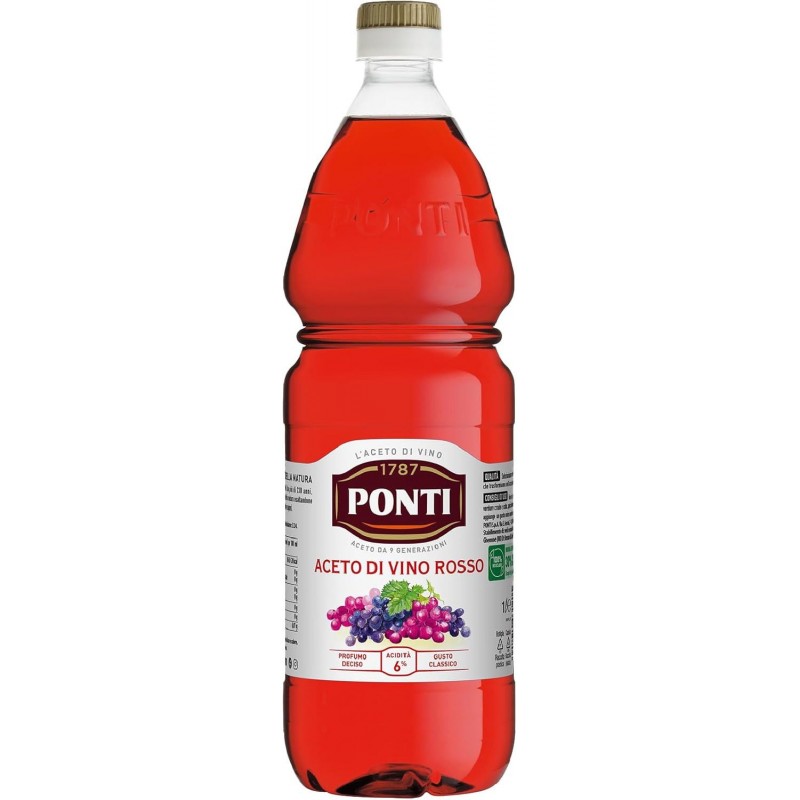 Aceto di vino rosso Ponti 1 lt