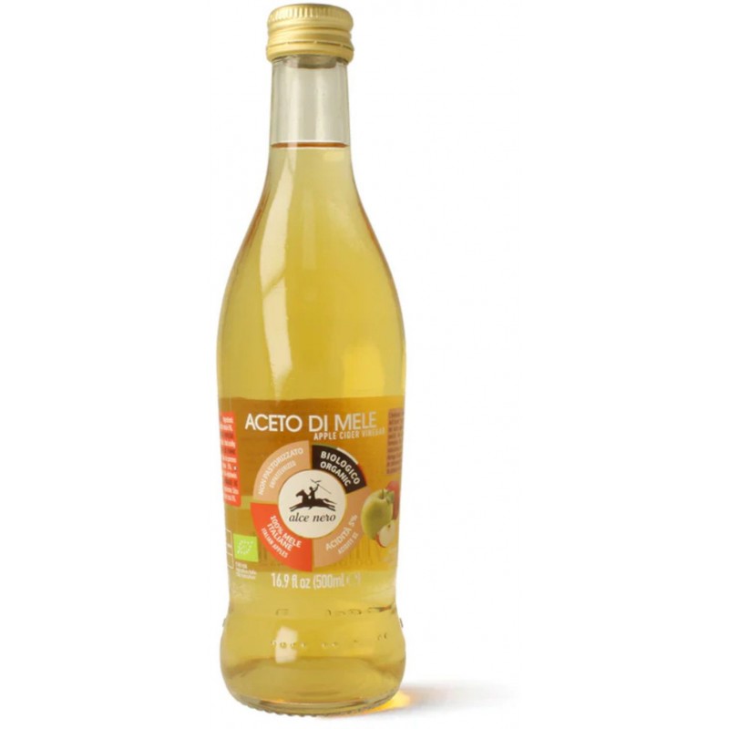 Aceto di mele Alce Nero 0,5 L 100% mele italiane