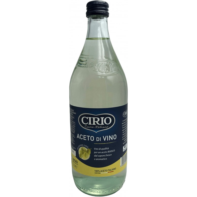 Aceto di vino bianco Cirio 1 lt, in vetro