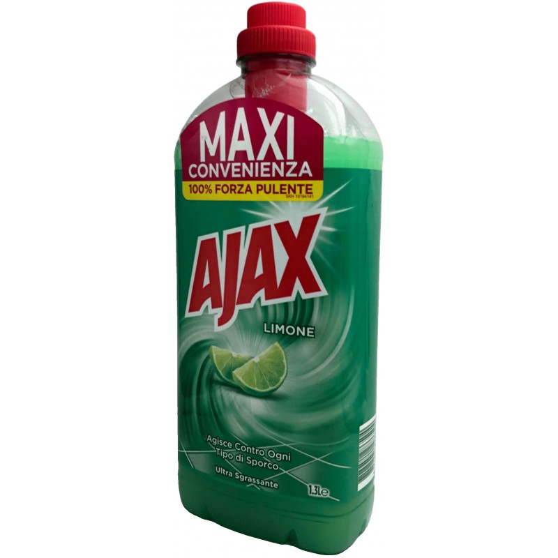 Detersivo pavimenti Ajax 1,25 L Casa sgrassante limone