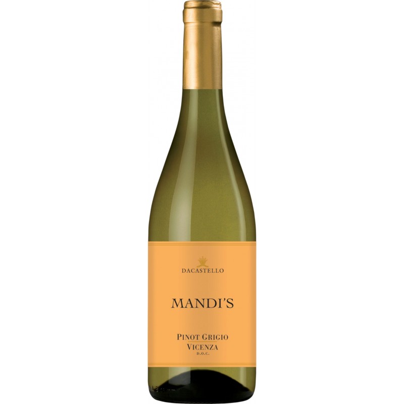 Vino bianco Pinot Grigio Dacastello Mandi's 75 cl DOC Vicenza