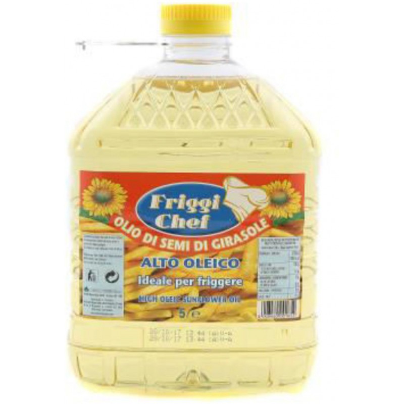 Olio semi di girasole Friggi chef alto oleico 5 lt PET