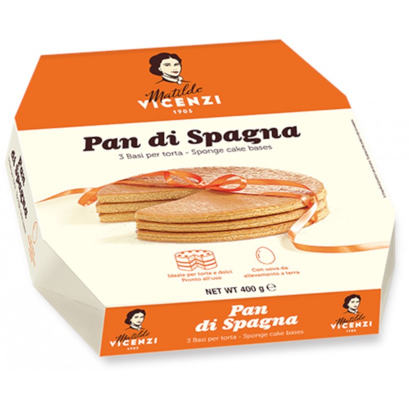 Vicenzi Pan di Spagna 3 basi per torte 400 g