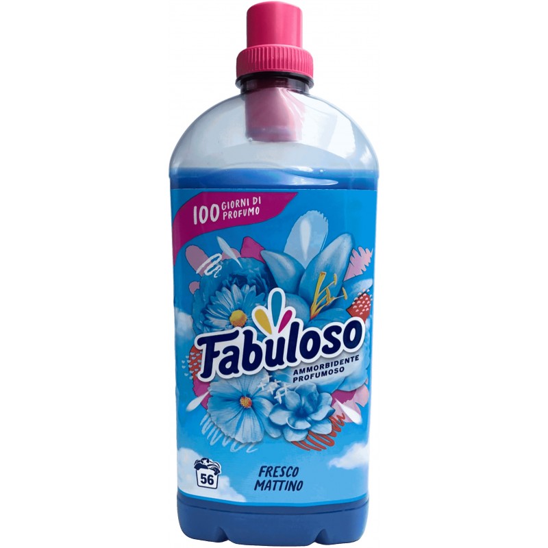 Ammorbidente concentrato Fabuloso Fresco Mattino 56 lavaggi 1,25 l