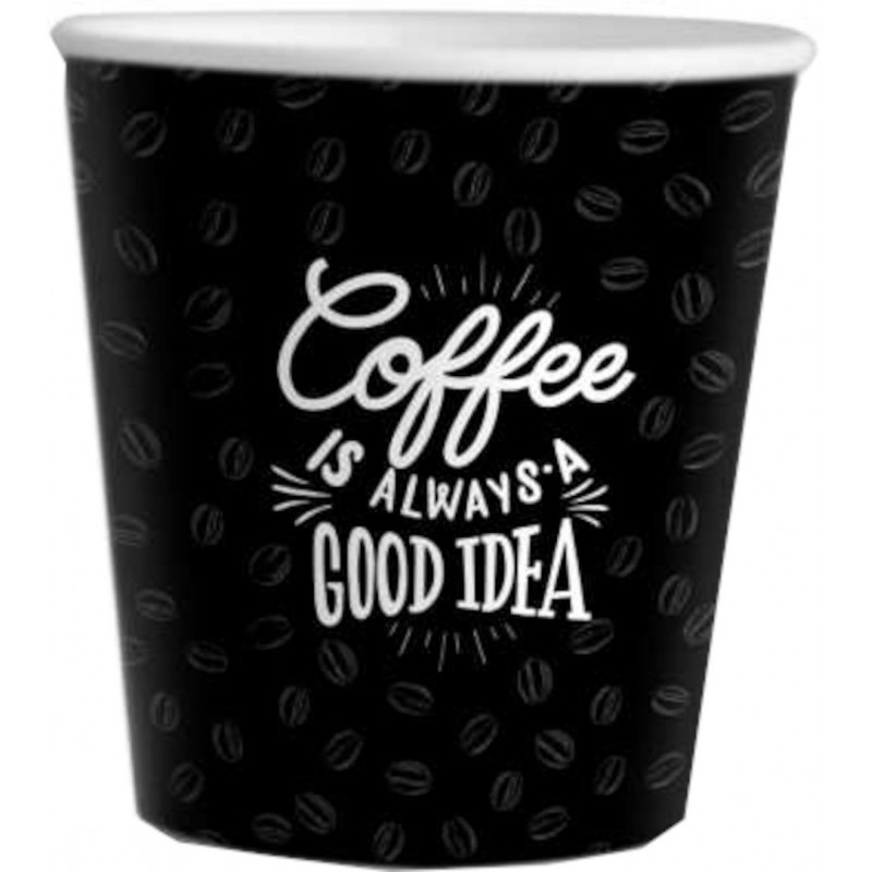 Paif Bicchieri Caffe' 75 ml x 50 pz per bevande calde fino a 70° per 2 ore