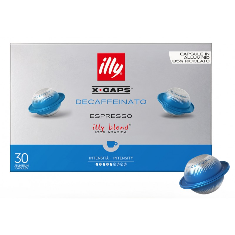 Caffè in capsule per Illy x caps decaffeinato 30 caps in alluminio