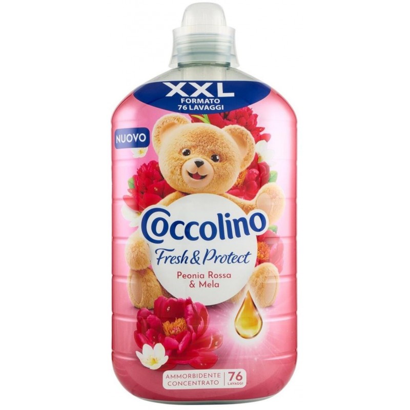 Ammorbidente concentrato Coccolino Peonia rossa e mela 76 lavaggi