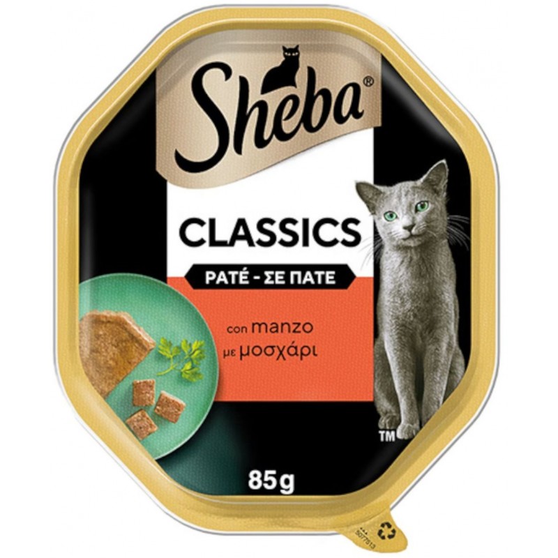 Sheba patè manzo 85 g vaschetta