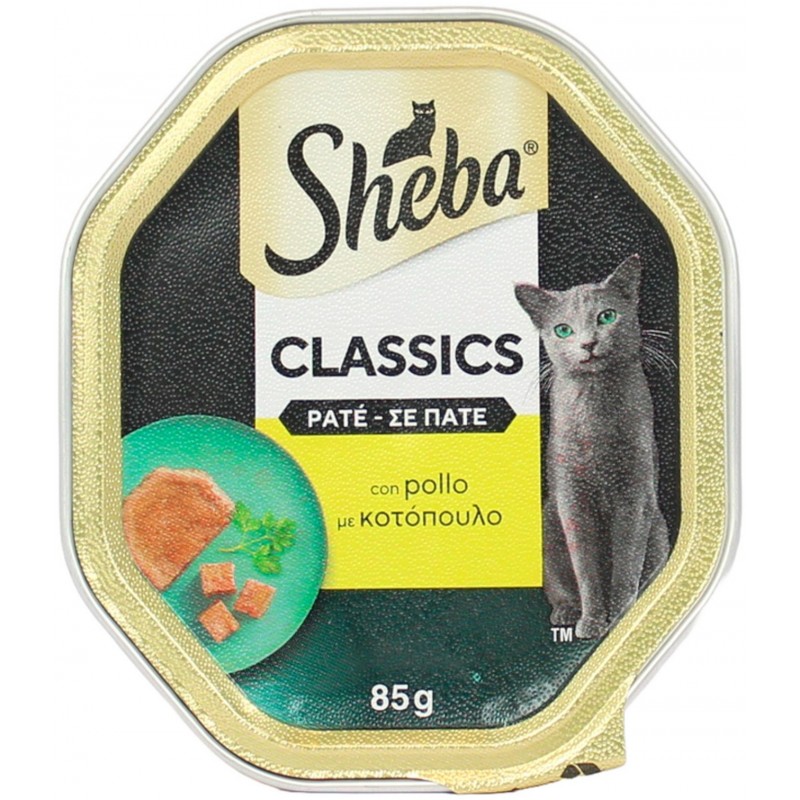 Sheba patè pollo 85 g vaschetta