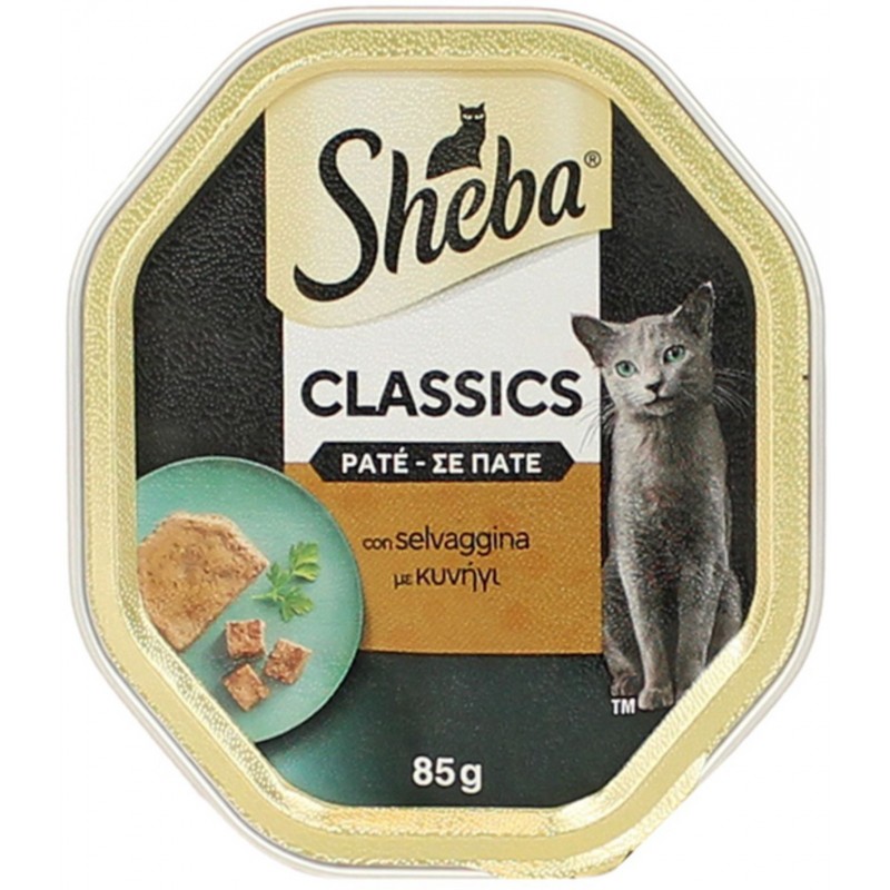 Sheba patè selvaggina 85 g vaschetta