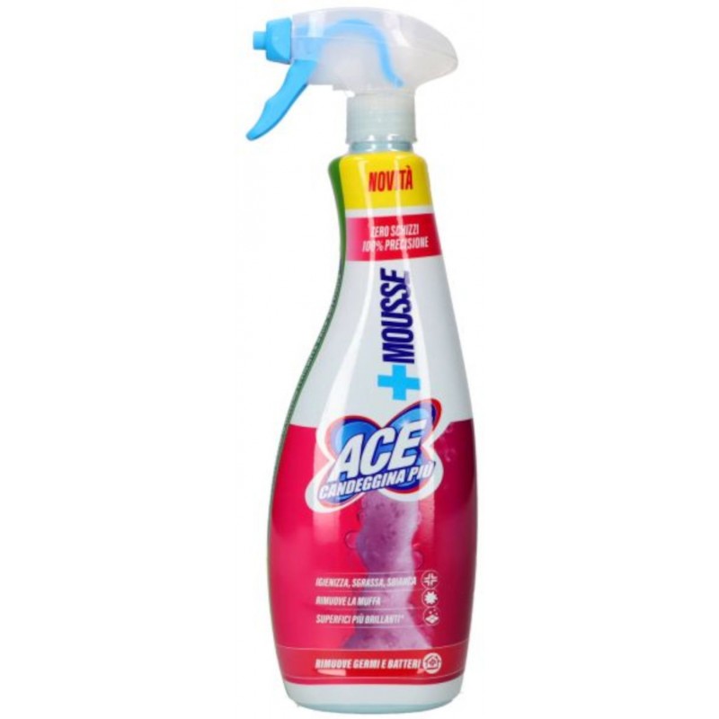Candeggina+Sgrassatore ACE Spray Mousse 690 ml classica